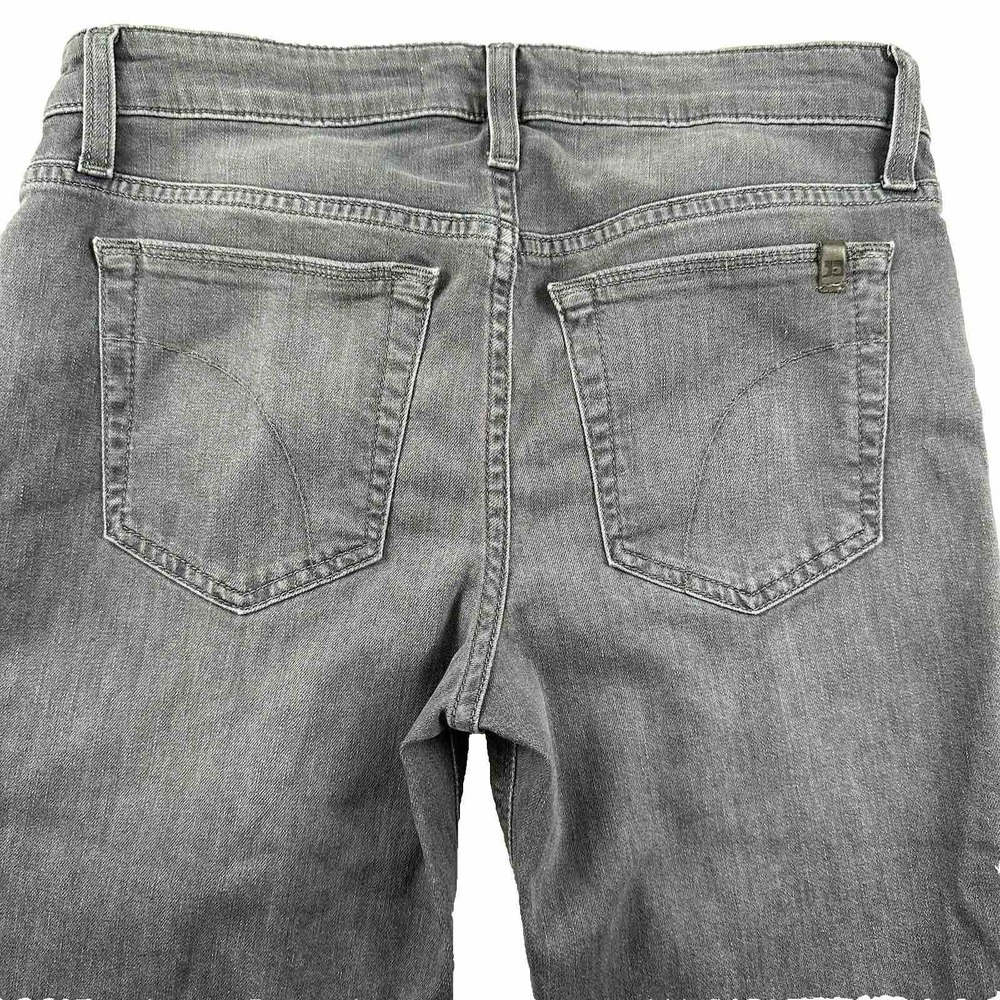 Joe's The Icon Ankle Jeans Women 28 Gray Agnes Wash Skinny Cotton Stretch